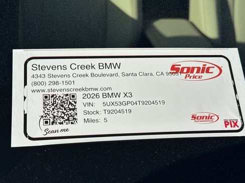 Used 2026 BMW X3 xDrive30i w/ Premium Package AWD/4WD image 27