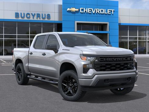 New 2026 Chevrolet Silverado 1500 Custom w/ Turbomax Blackout Package AWD/4WD image 7