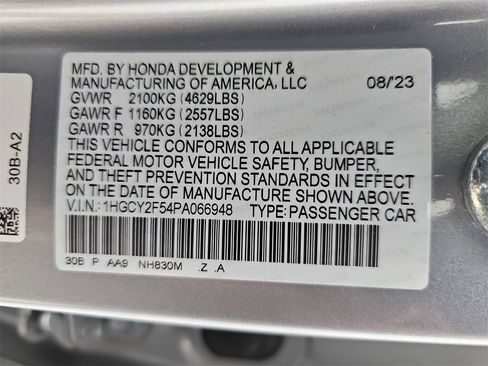 Certified 2023 Honda Accord Sport image 43