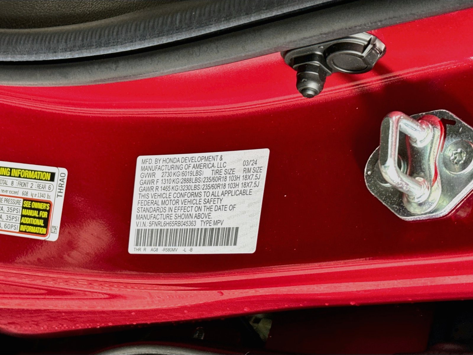 Used 2024 Honda Odyssey EX-L image 28