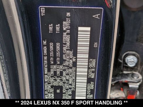 Used 2024 Lexus NX 350 F Sport AWD/4WD image 29