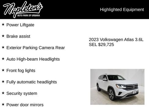 Used 2023 Volkswagen Atlas SEL image 16