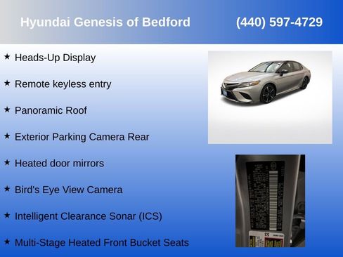 Used 2019 Toyota Camry XSE w/ Driver Assist Package FWD image 14