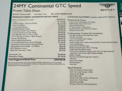 Used 2024 Bentley Continental GT Speed image 98