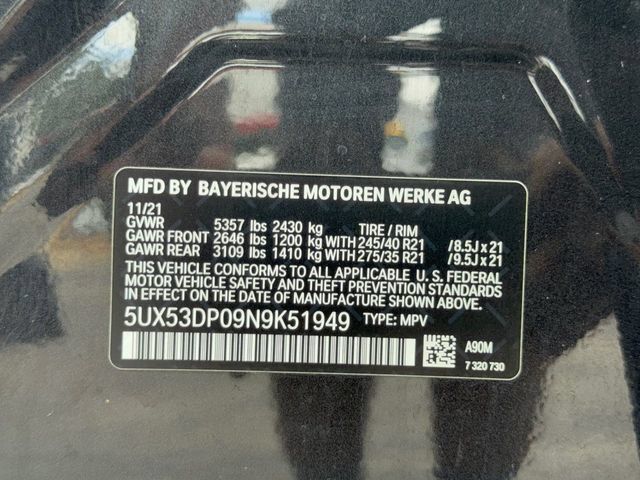 Used 2022 BMW X3 xDrive30i w/ M Sport Package AWD/4WD image 32