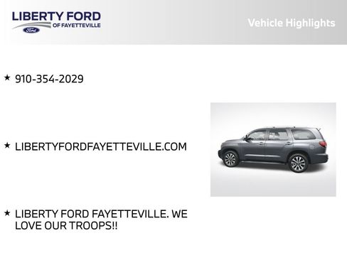 Used 2018 Toyota Sequoia Limited w/ Safety & Convenience Package image 5