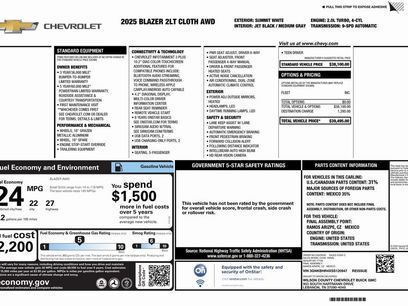New 2025 Chevrolet Blazer LT