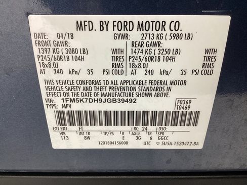Used 2018 Ford Explorer XLT w/ Equipment Group 201A image 53