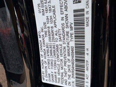 Used 2025 Honda CR-V EX image 17