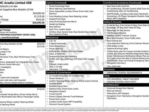 Used 2017 GMC Acadia Limited SLT image 34