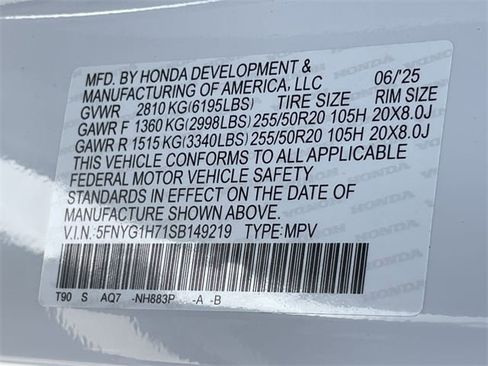 New 2025 Honda Pilot Touring image 29