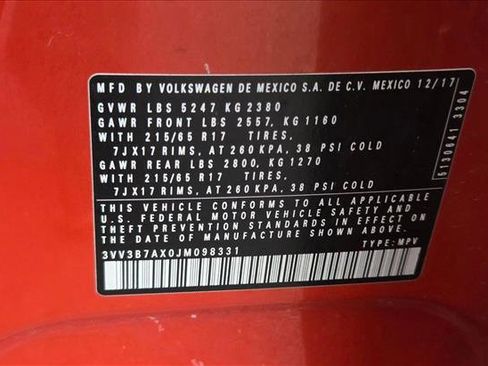 Used 2018 Volkswagen Tiguan SE image 23