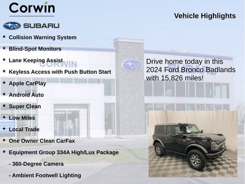 Used 2024 Ford Bronco Badlands AWD/4WD image 6