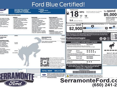 Used 2025 Ford Bronco Badlands AWD/4WD image 18