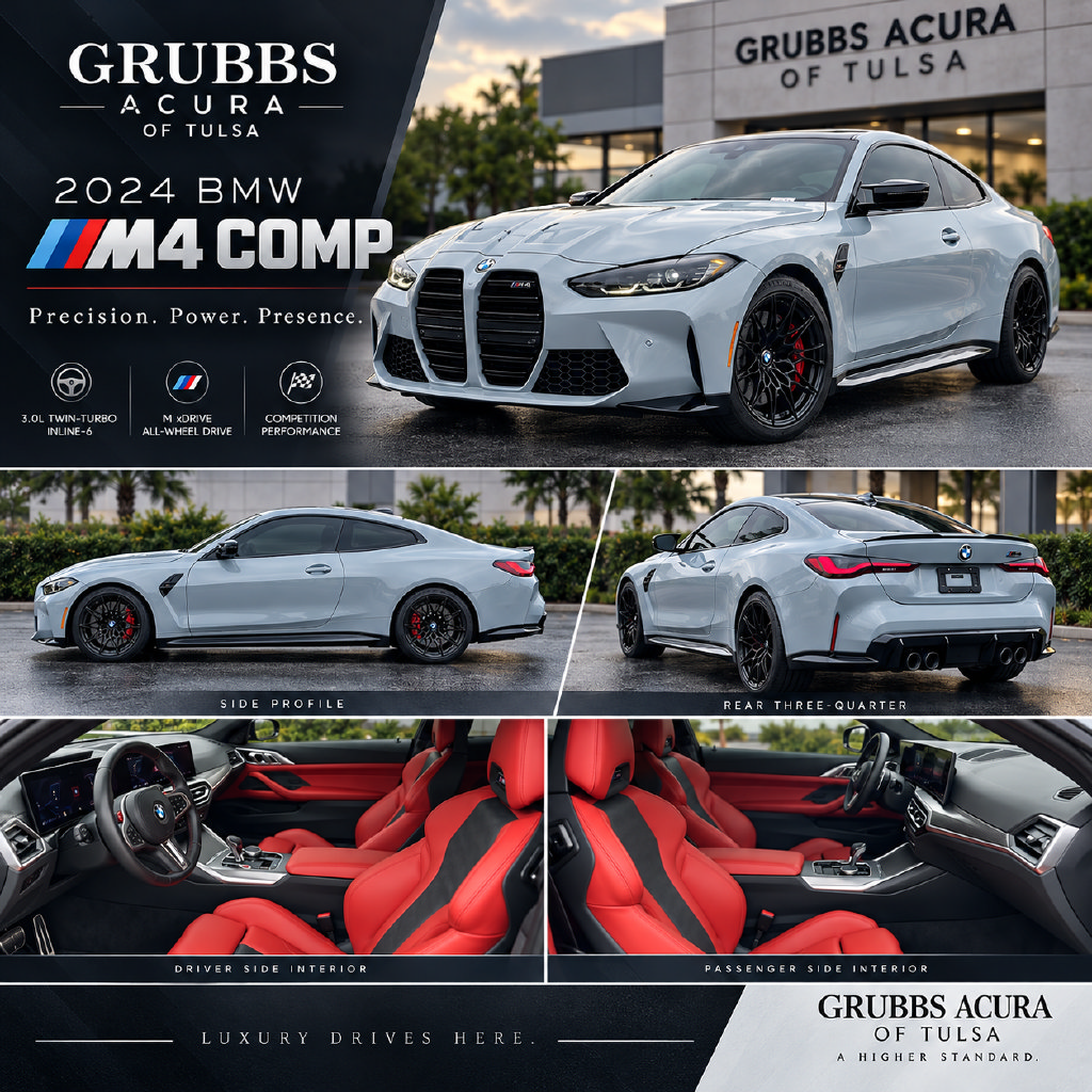 Used 2024 BMW M4 Competition RWD image 1
