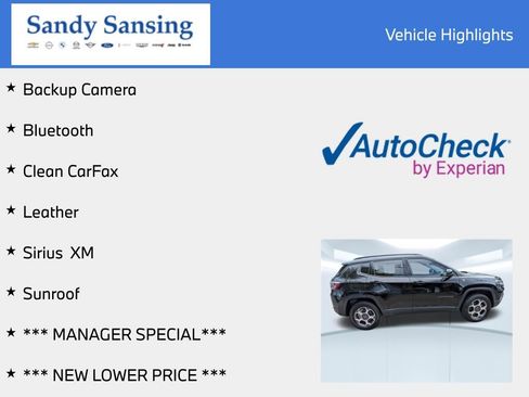Used 2022 Jeep Compass Trailhawk AWD/4WD image 7