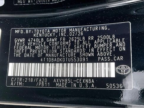 New 2026 Toyota Camry LE image 18