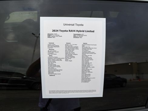 Used 2024 Toyota RAV4 Limited AWD/4WD image 48