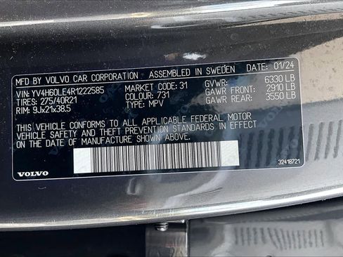 Used 2024 Volvo XC90 T8 Plus w/ Protection Package AWD/4WD image 37