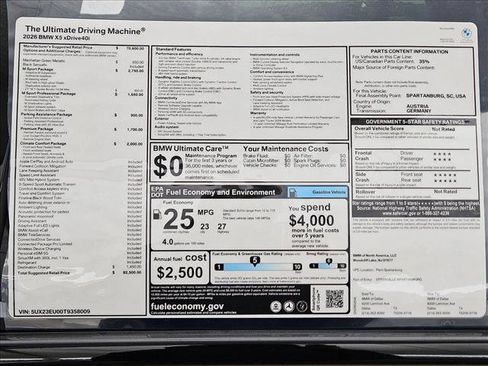 New 2026 BMW X5 xDrive40i w/ M Sport Package image 17