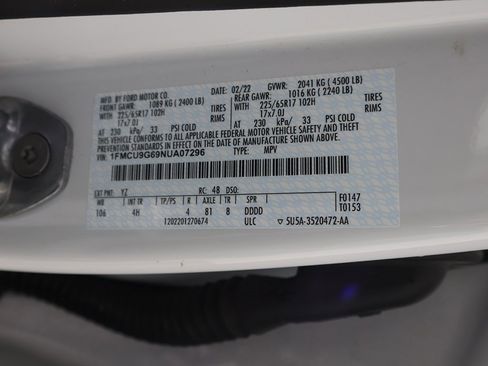 Used 2022 Ford Escape SE w/ Convenience Package image 46