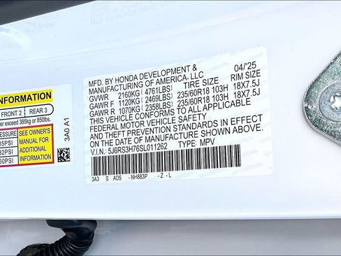 Used 2025 Honda CR-V EX-L image 16