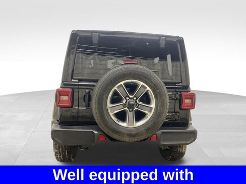 Used 2021 Jeep Wrangler Unlimited Sahara w/ Uconnect 4C Nav & Sound Group image 3