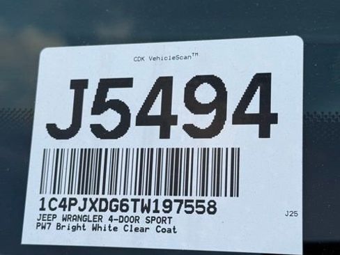 New 2026 Jeep Wrangler Sport AWD/4WD image 35