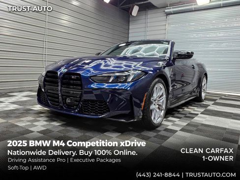 Used 2025 BMW M4 xDrive Competition AWD/4WD image 1