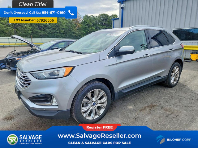 Used 2020 Ford Edge Titanium w/ Cargo Accessory Package FWD image 1