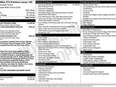 Used 2023 Cadillac XT4 Premium Luxury w/ Technology Package FWD image 2