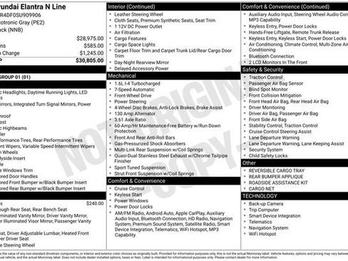 Used 2025 Hyundai Elantra N Line image 14