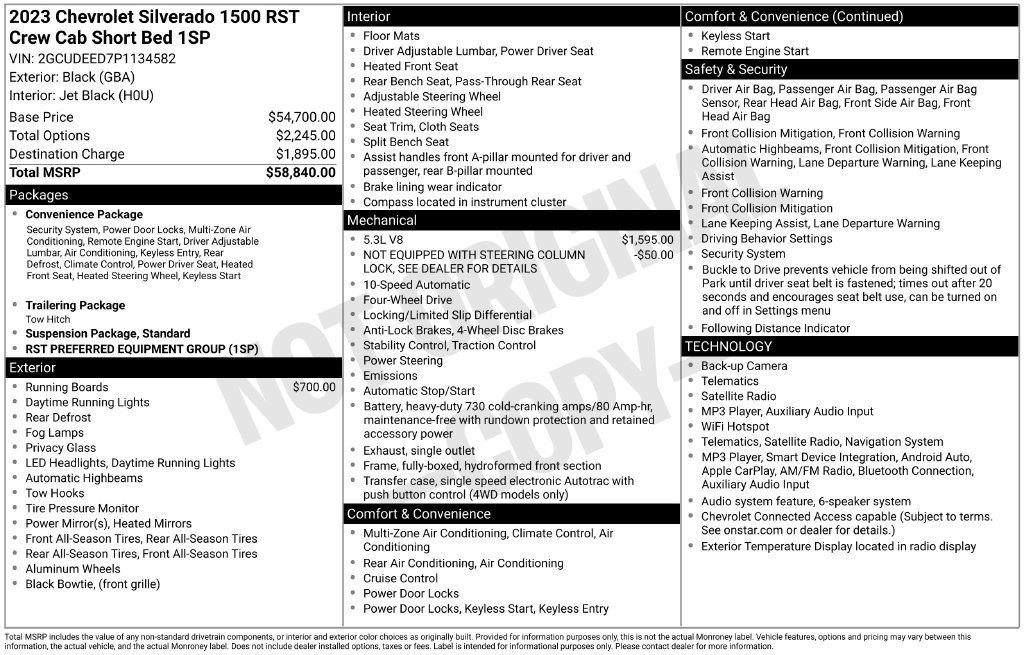 Certified 2023 Chevrolet Silverado 1500 RST AWD/4WD image 36