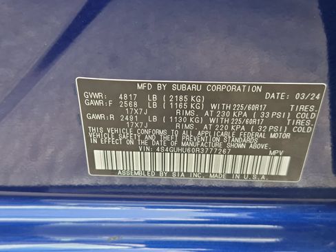 Used 2024 Subaru Crosstrek 2.5i Wilderness AWD/4WD image 38