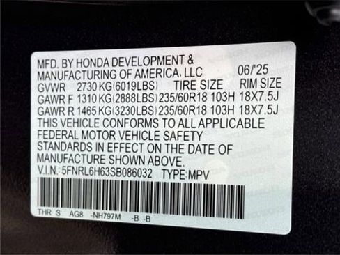 Used 2025 Honda Odyssey EX-L image 26