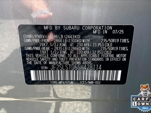 Certified 2025 Subaru Forester Touring AWD/4WD image 33