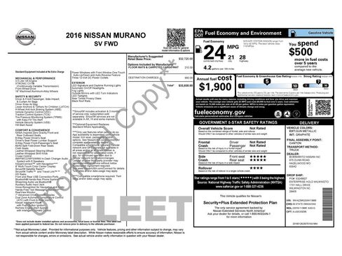 Used 2016 Nissan Murano SV image 19