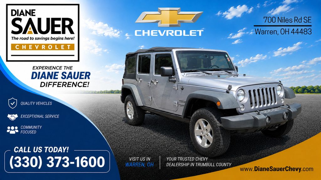 Used 2016 Jeep Wrangler Unlimited Sport w/ Quick Order Package 24S AWD/4WD image 1