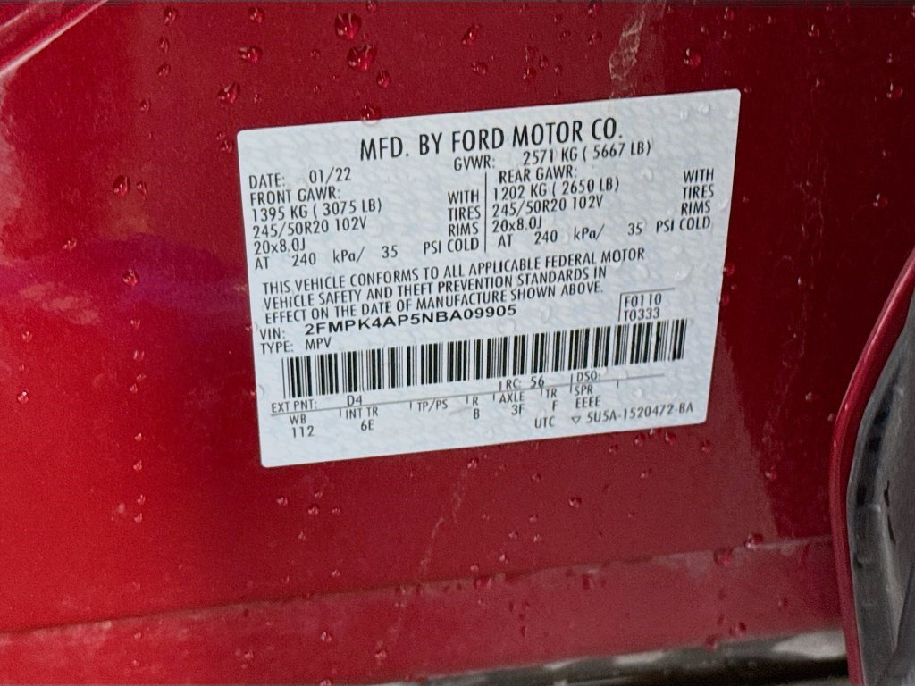 Used 2022 Ford Edge ST AWD/4WD image 39