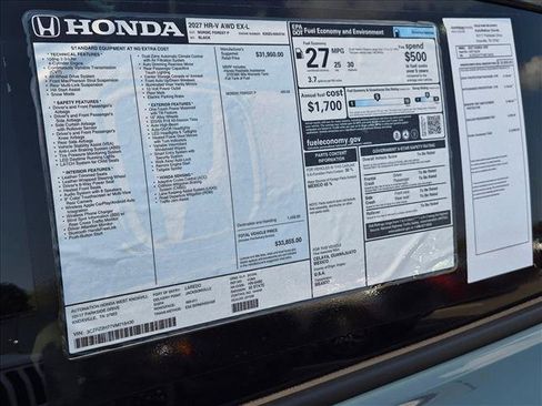 New 2027 Honda HR-V EX-L image 17