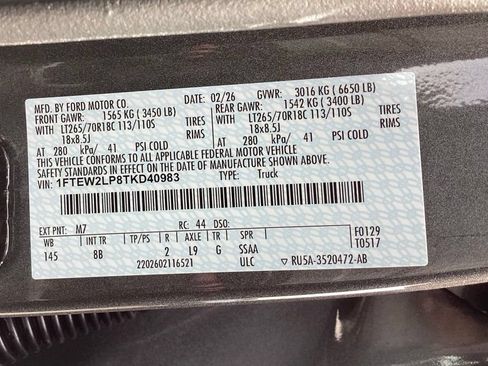 New 2026 Ford F150 STX w/ Equipment Group 201A FX4 AWD/4WD image 25
