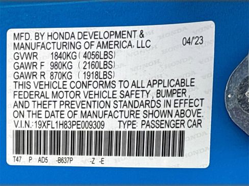 Used 2023 Honda Civic Sport Touring image 33