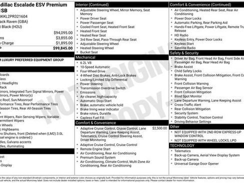 Used 2023 Cadillac Escalade ESV Premium Luxury AWD/4WD image 7