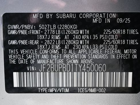 Certified 2026 Subaru Outback Premium w/ Premium/Limited Plus Package AWD/4WD image 36