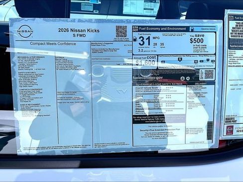 New 2026 Nissan Kicks S FWD image 12
