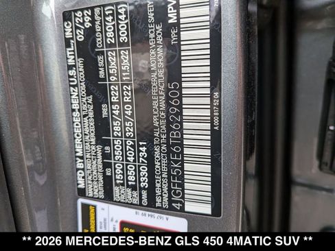 New 2026 Mercedes-Benz GLS 450 4MATIC image 20