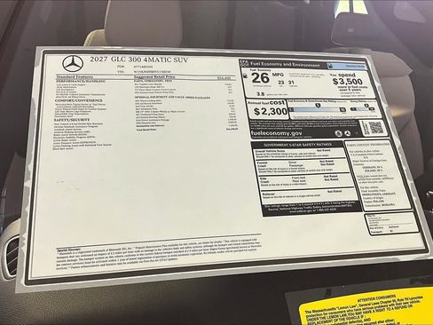 New 2027 Mercedes-Benz GLC 300 4MATIC image 18