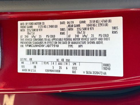 Used 2019 Ford Escape SEL AWD/4WD image 34