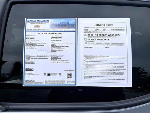 Used 2021 Toyota Tacoma TRD Off-Road w/ Technology Package image 25