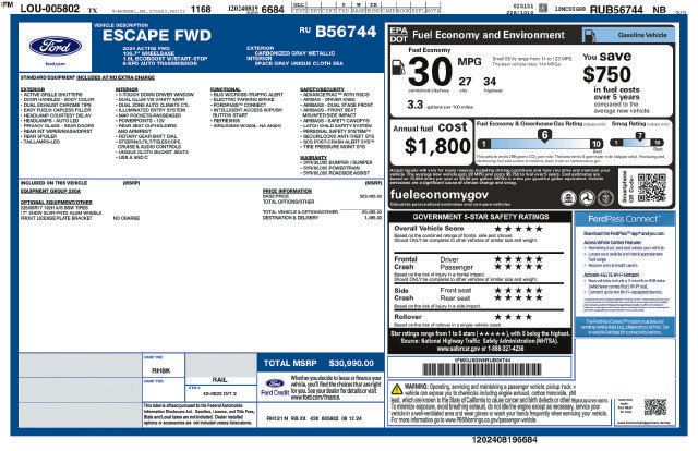 Used 2024 Ford Escape Active FWD image 13